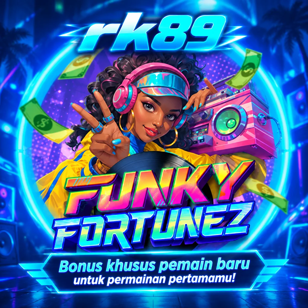 rk89 · Funky Fortunez · Tampilan permainan