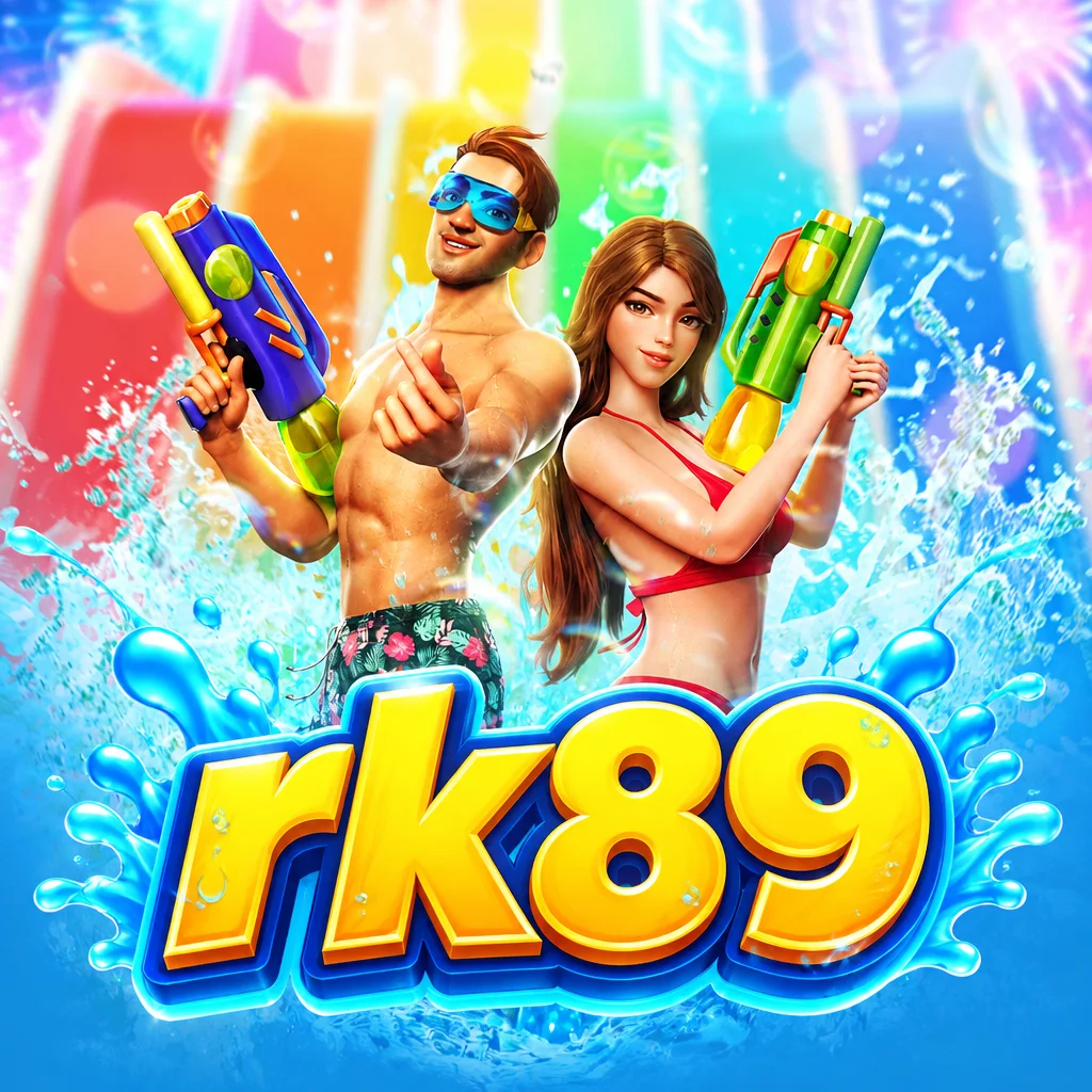 rk89 Songkran Splashing menampilkan festival air khas Thailand yang meriah dan penuh percikan